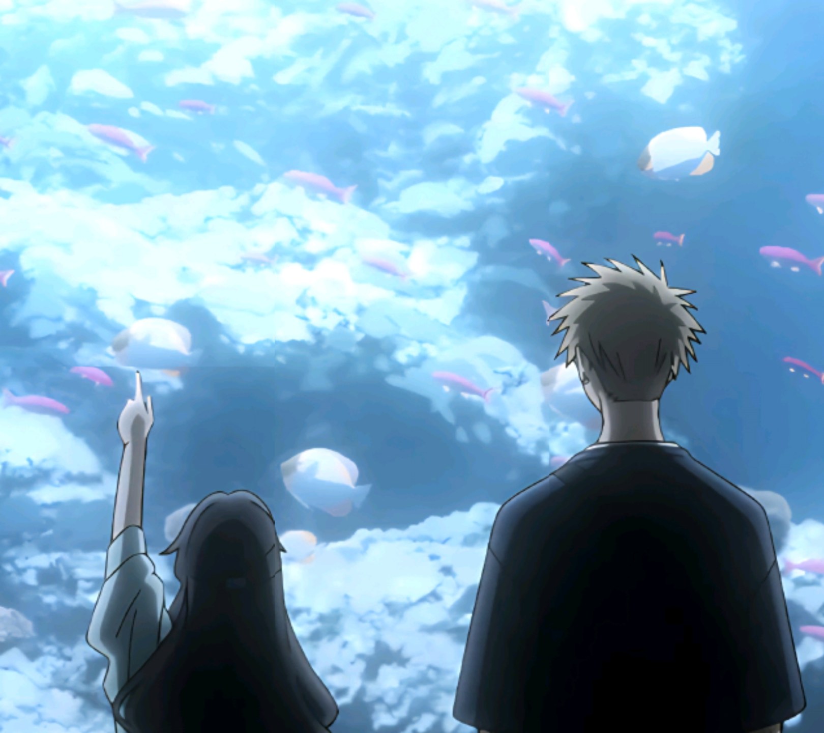 Rintaro & Kaoruko — Aquarium Blue