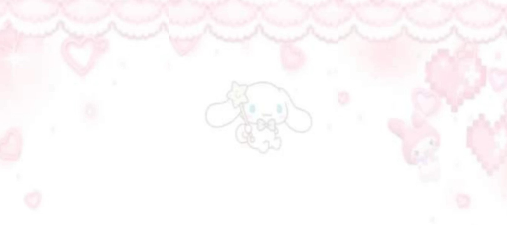 Cinnamoroll — Pastel Pink Lace & Hearts