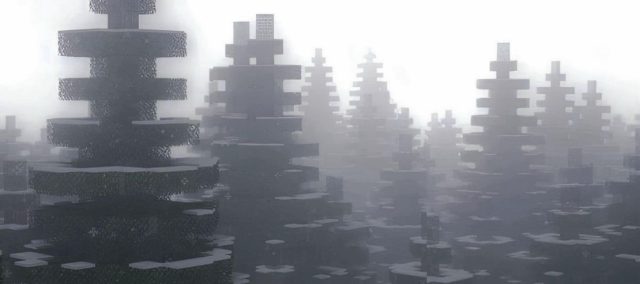 Minecraft — Winter Pines