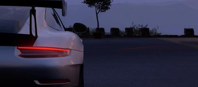 Porsche — Rainy Mountain Dusk