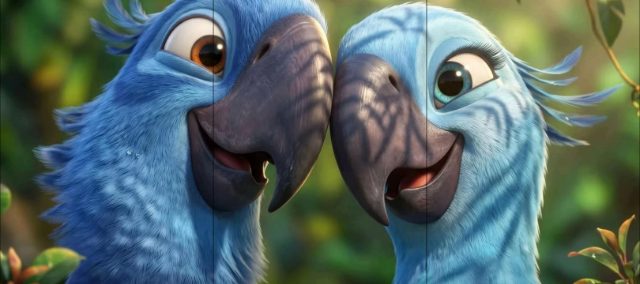 Blue Macaws — Rio-Inspired Illustration